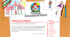 Desktop Screenshot of kindergarten-sonnenschein.info